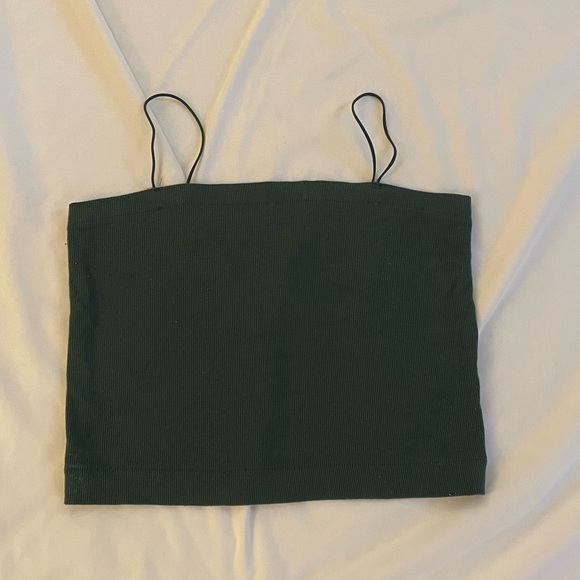 American Eagle, XL, green, cropped tank top - Picture 1 of 3